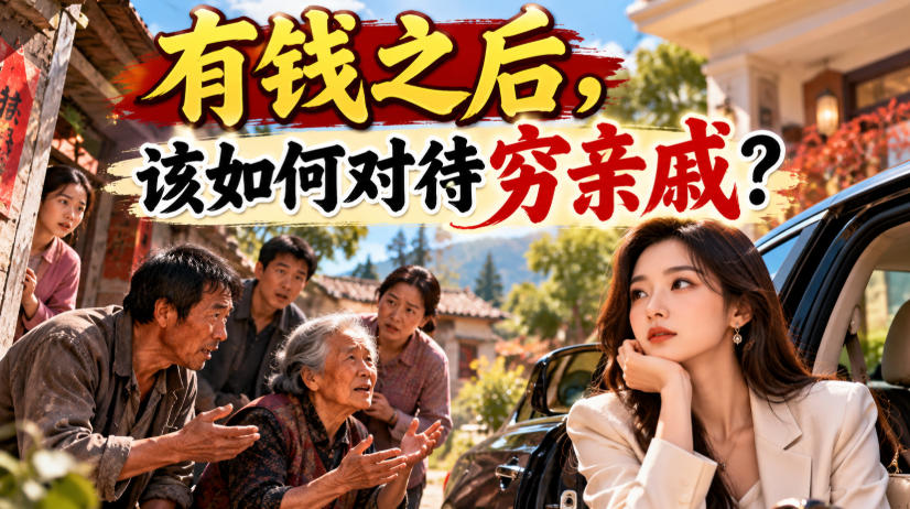 某公众号付费文章：有钱之后，该如何对待穷亲戚？-资源宝库