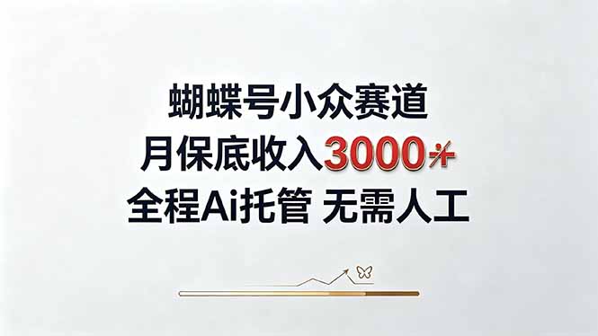 视频号小众领域，月收入3000+， 全程Ai托管操作  新人2天学会！-资源宝库