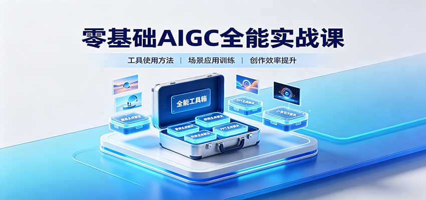 零基础AIGC全能实战课:覆盖绘画、影音、PPT、小说多场景AI创作-资源宝库