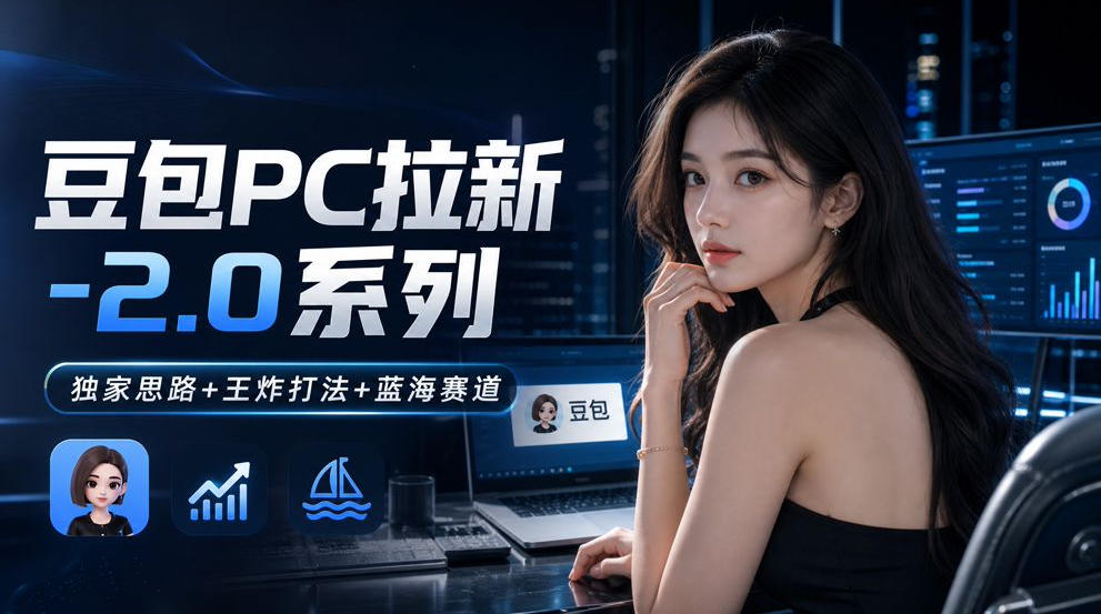 豆包PC拉新2.0系列-独家思路+王炸打法+蓝海赛道-资源宝库