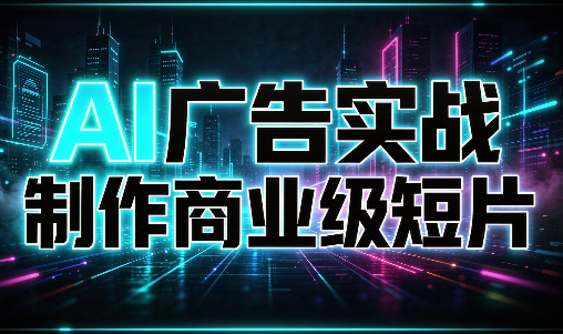 AI广告实战制作商业级短片-资源宝库