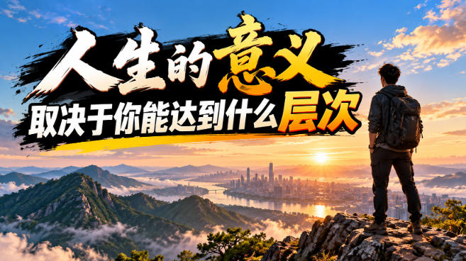 某公众号付费文章：人生的意义，取决于你能达到什么层次-资源宝库
