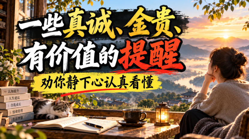 付费文章：一些真诚、金贵、有价值的提醒，劝你静下心认真看懂-资源宝库