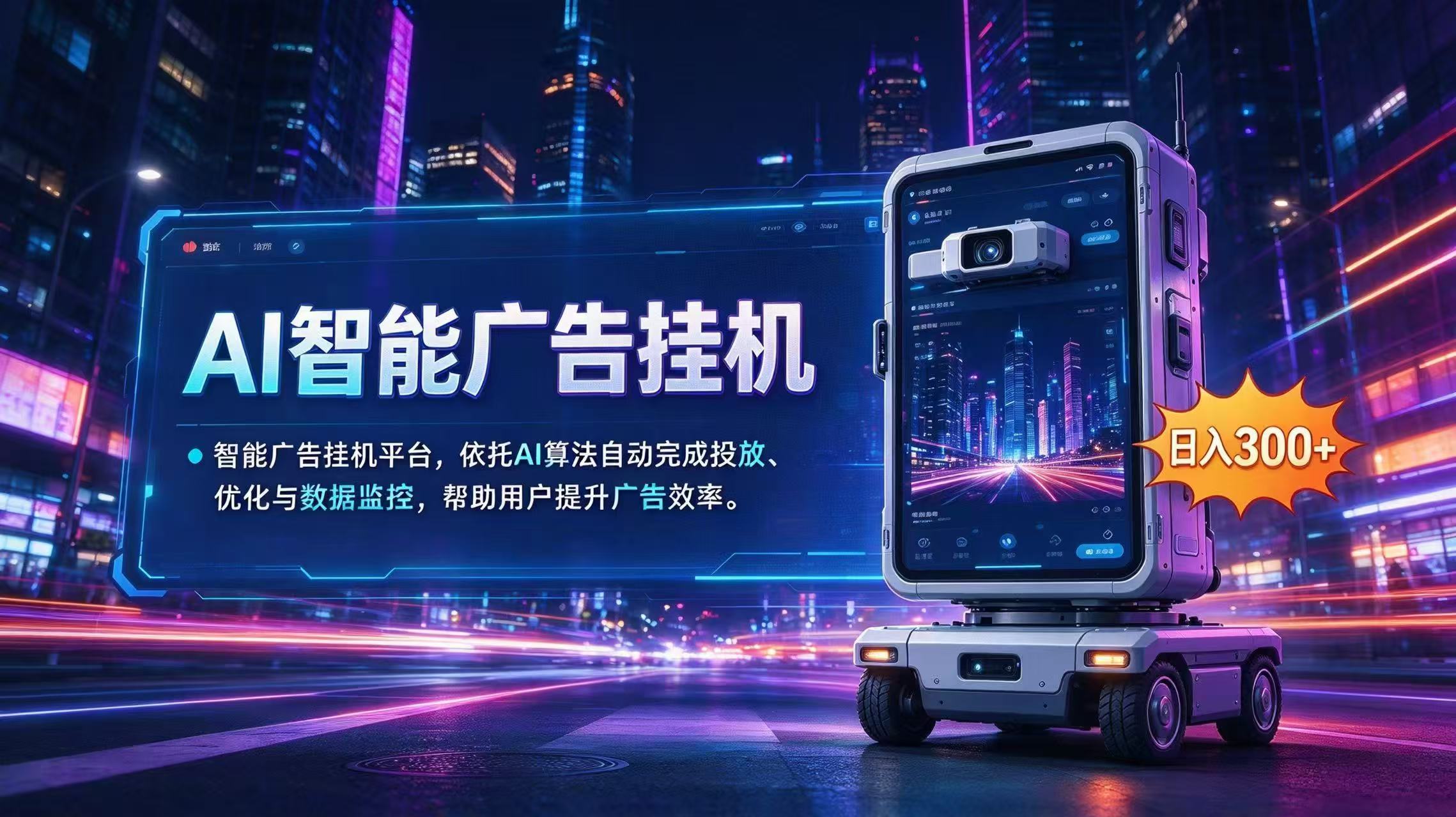 AI 智能广告挂机|AI 自动运行,轻松托管广告任务-资源宝库