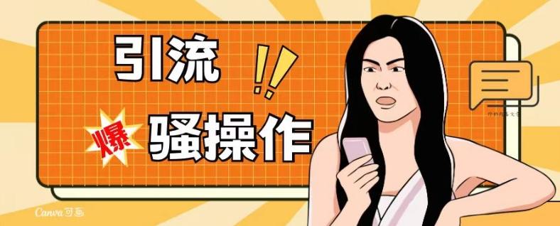 最新引流骚操作，单账号日引50-100，简单粗暴，适合于小白各行各业都可以进行操作，精准粉丝加到爆-资源宝库