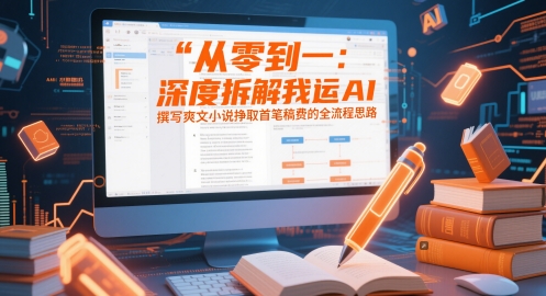 从零到一：深度拆解我运用AI撰写爽文小说挣取首笔稿费的全流程思路-资源宝库