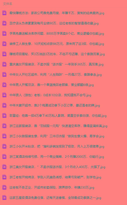 图片[1]-(9607期)真实有效391套商业模式，年入几十到几百万案例解析(电子书+视频+图文)-资源宝库