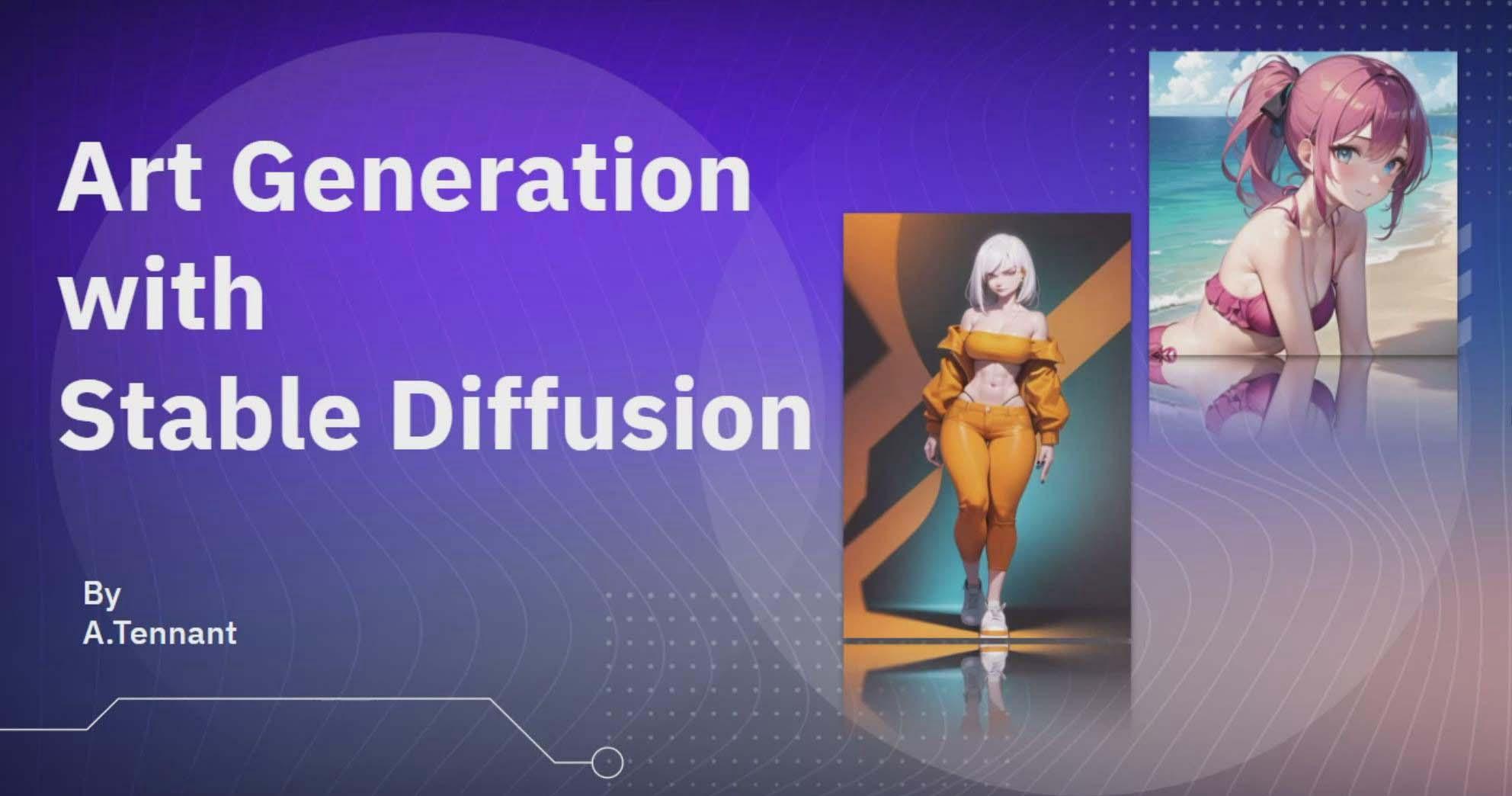 图片[1]-利用Stable Diffusion AI人工智能生成动漫艺术分步教程-14节课-中英字幕-资源宝库