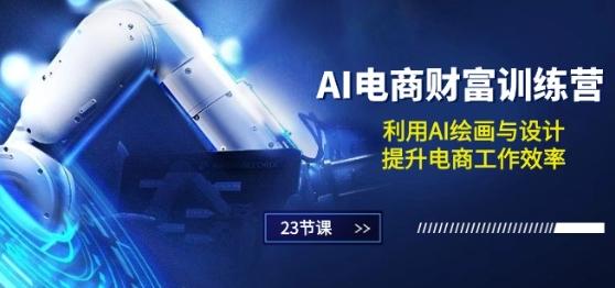 AI电商-财富训练营：利用AI绘画与设计，提升电商工作效率(23节课)-资源宝库