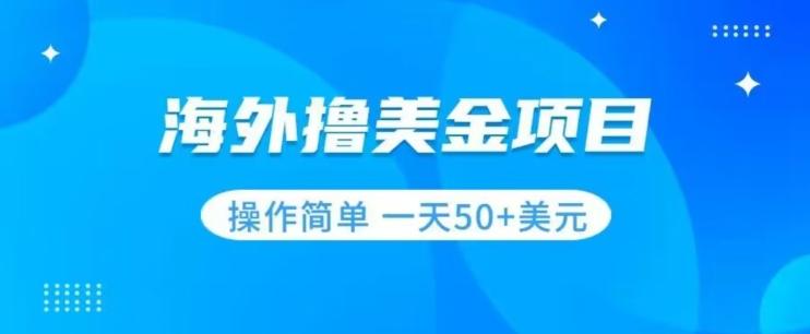 撸美金项目无门槛操作简单小白一天50+美刀-资源宝库