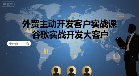 外贸主动开发客户实战课,谷歌实战开发大客户-资源宝库