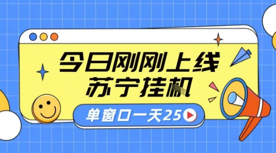 苏宁全自动采集挂G项目 稳定可批量 单窗口收益30+ 附教程【揭秘】-资源宝库