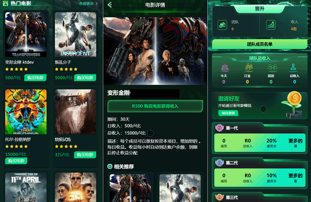 Flickiri Fun海外电影投资理财源码 电影投资正规平台 影视理财类源码-资源宝库