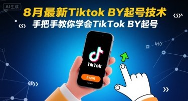 8月最新Tiktok搬运起号技术,手把手教你学会TikTok搬运起号-资源宝库