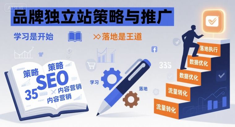 品牌独立站策略与推广，学习是开始，落地是王道-资源宝库