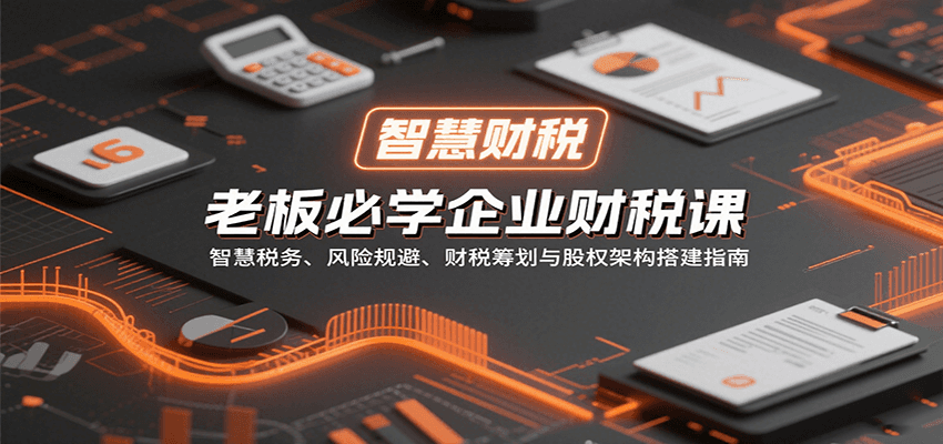 老板必学企业财税课:智慧税务、风险规避、财税筹划与股权架构搭建指南-资源宝库