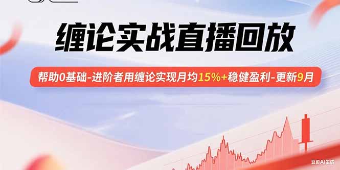 缠论实战直播回放:帮助0基础-进阶者用缠论实现月均15%+稳健盈利-更新9月-资源宝库