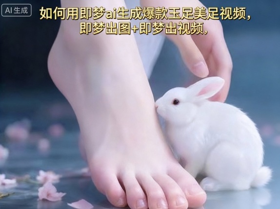 如何用即梦ai生成爆款玉足美足视频，即梦出图+即梦出视频，快速涨粉-资源宝库