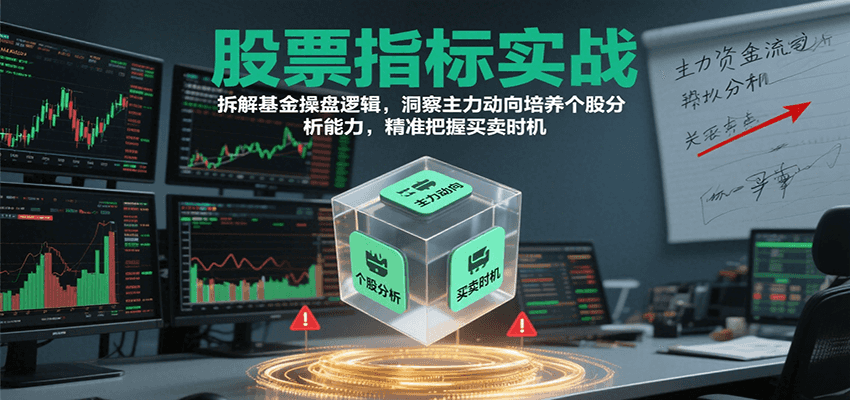 股票指标实战,基金操盘逻辑拆解,洞察主力动向培养个股分析能力把握买卖时机(更新)-资源宝库