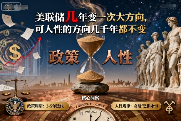 付费文章：美联储几年变一次大方向，可人性的方向几千年都不变-资源宝库