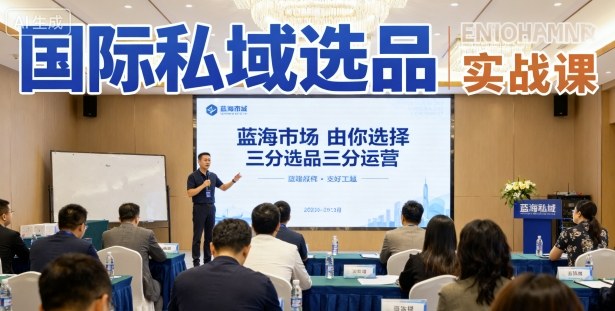 国际私域选品实战课,蓝海市场由你选择,七分选品三分运营-资源宝库