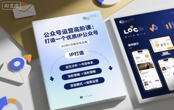 公众号运营高阶课,打造一个优质IP公众号-资源宝库