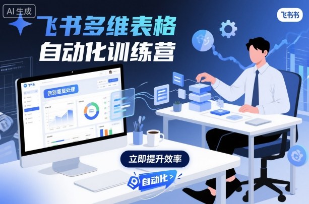 飞书多维表格自动化训练营，手把手教你告别重复处理，用多维表格开启高效办公新模式-资源宝库