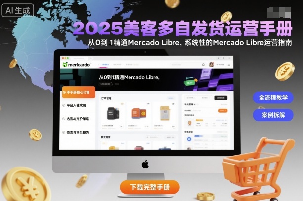 2025美客多自发货运营手册:从0到1精通Mercado Libre,系统性的Mercado Libre运营指南-资源宝库