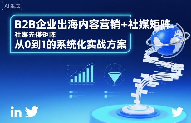 B2B企业出海内容营销+社媒矩阵，从0到1的系统化实战方案-资源宝库