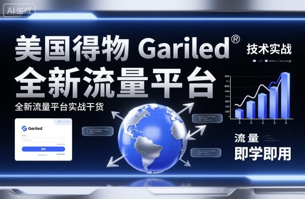 美国得物Gariled技术实战，全新流量平台​实战干货，即学即用-资源宝库