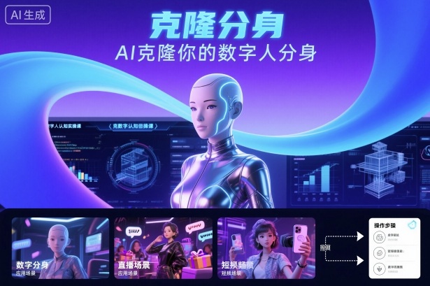 AI数字人认知实操课，克隆你的数字人分身-资源宝库
