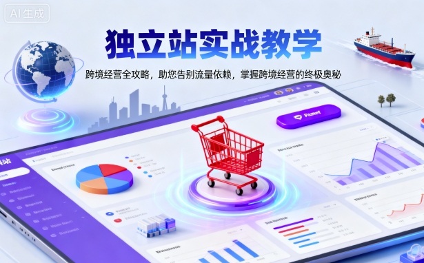 独立站实战教学，跨境经营全攻略，助您告别流量依赖，掌握跨境经营的终极奥-资源宝库