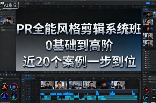 PR全能风格剪辑系统班，0基础到高阶，近20个案例一步到位-资源宝库