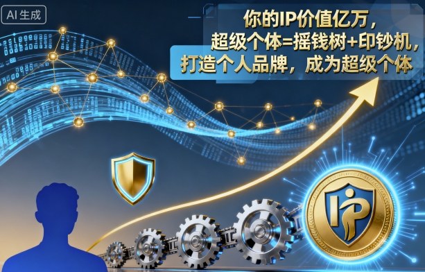 你的IP价值亿万,超级个体=摇钱树+印钞机,打造个人品牌,成为超级个体-资源宝库