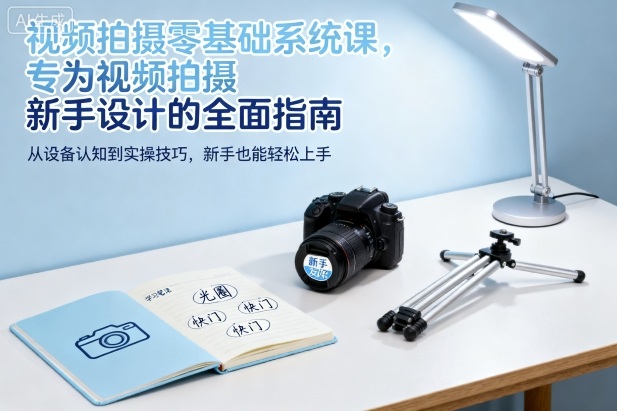 视频拍摄零基础系统课，专为视频拍摄新手设计的全面指南-资源宝库