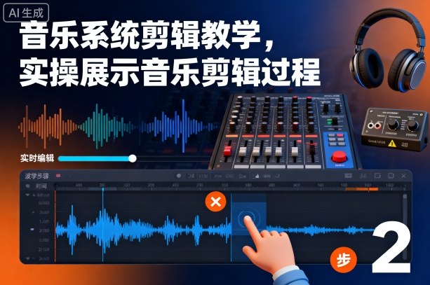音乐系统剪辑教学，实操展示音乐剪辑过程-资源宝库