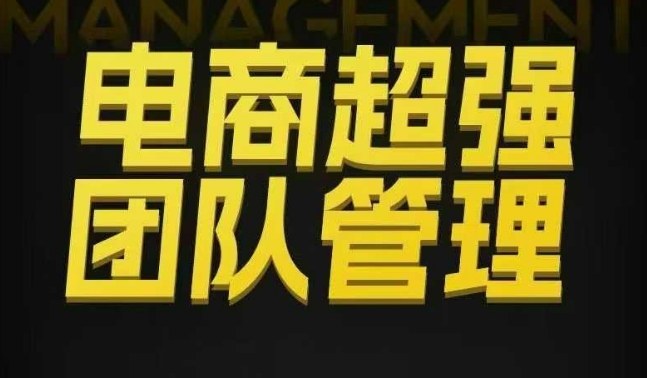 电商超强团队管理，组织绩效，到用人执行，分权合伙-资源宝库