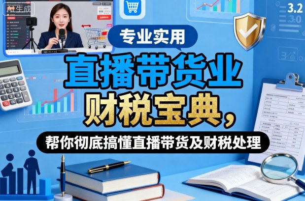 直播带货业财税宝典,帮你彻底搞懂直播带货及财税处理-资源宝库