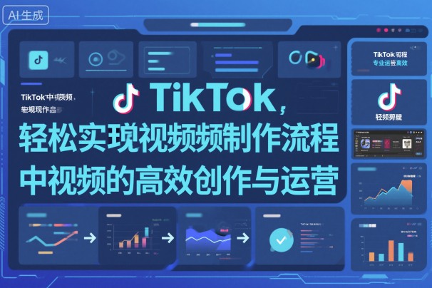 TikTok中视频制做流程,轻松实现Tk中视频的高效创作与运营-资源宝库