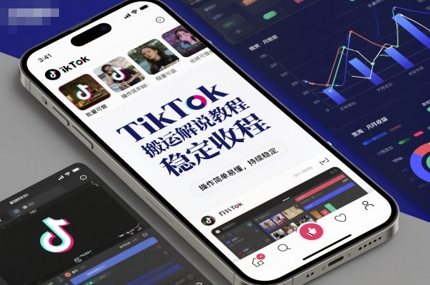 TikTok搬运解说教程,稳定收益,操作简单易懂,批量可做,持续稳定-资源宝库