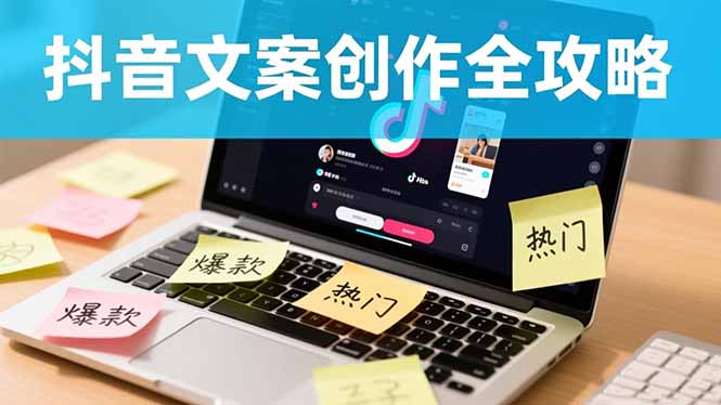 抖音文案创作全攻略：爆款标题九大绝招,100个模版直接套用,月入过万不是梦-资源宝库