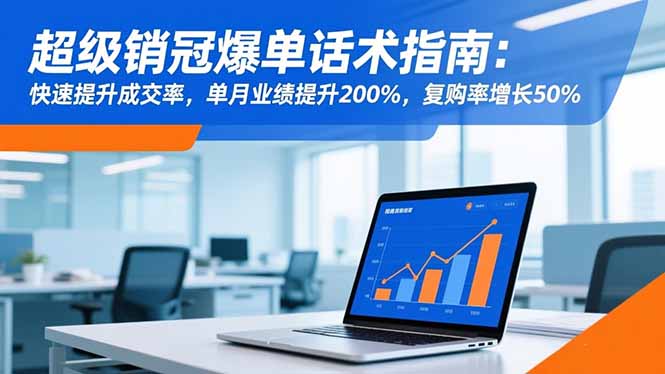 超级销冠爆单话术指南：快速提升成交率，单月业绩提升200%，复购率增长50%-资源宝库