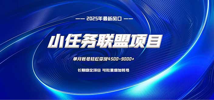 小任务联盟项目:一台电脑每天只需10分钟,轻松简单稳定-资源宝库