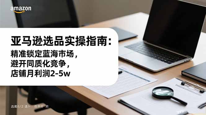 亚马逊选品实操指南:精准锁定蓝海市场,避开同质化竞争,店铺月利润2-5w-资源宝库