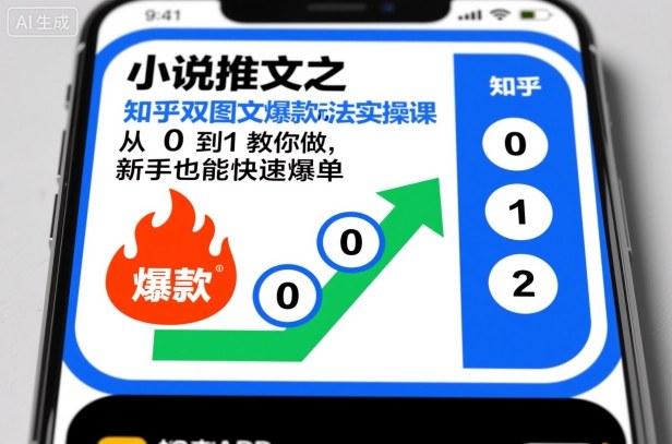 小说推文之知乎双图文爆款玩法实操课,从0到1教你做,新手也能快速爆单-资源宝库