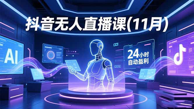 抖音无人直播课(11月-资源宝库