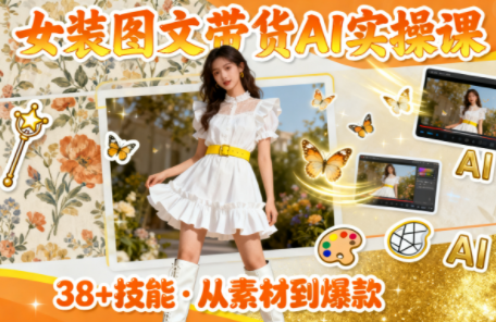 女装图文带货的AI实操课-资源宝库
