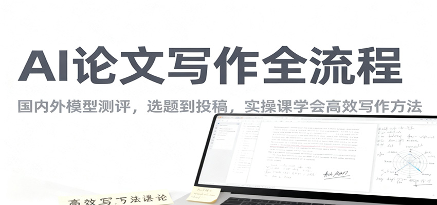 AI论文写作全流程,国内外模型测评,选题到投稿,实操课学高效写作方法-资源宝库