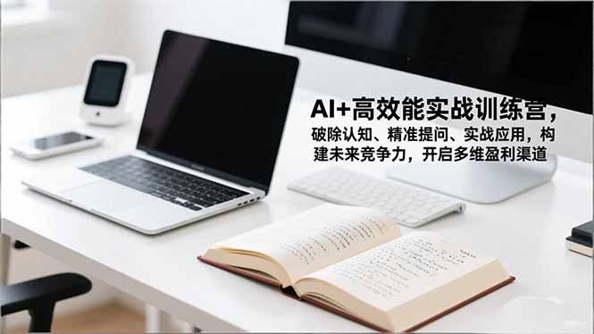 AI+高效能实战训练营，破除认知、精准提问、实战应用，构建未来竞争力，开启多维盈利渠道-资源宝库