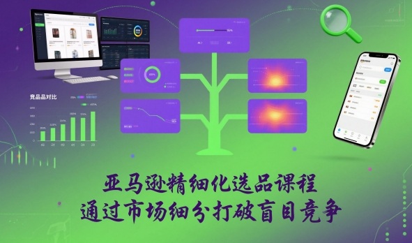 亚马逊精细化选品课程,通过市场细分打破盲目竞争-资源宝库
